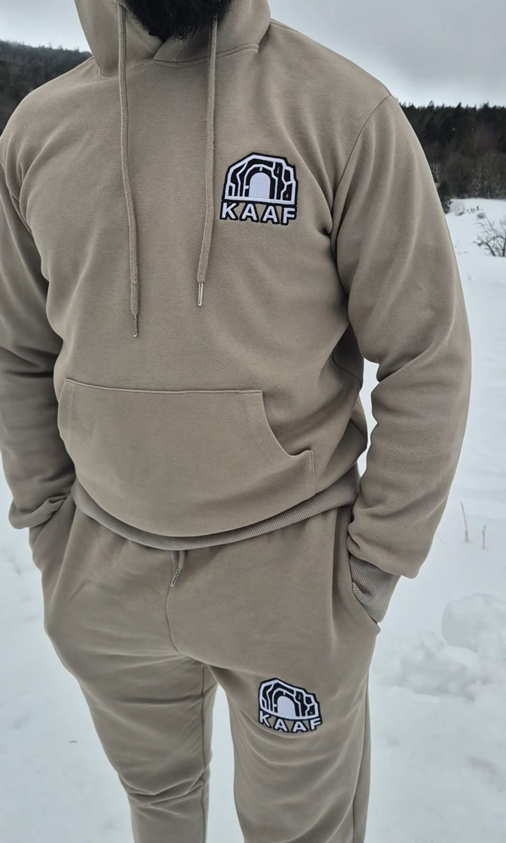 SWEAT-SHIRT PREMIUM KAAF- KAKI-BEIGE 400GSM