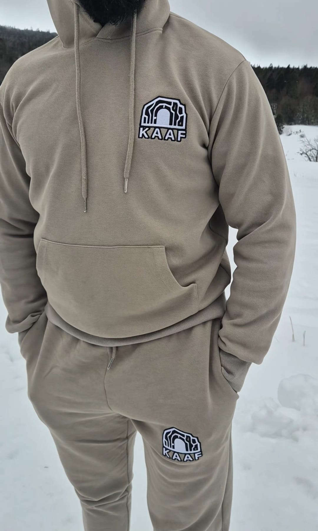 SWEAT-SHIRT PREMIUM KAAF- KAKI-BEIGE 400GSM