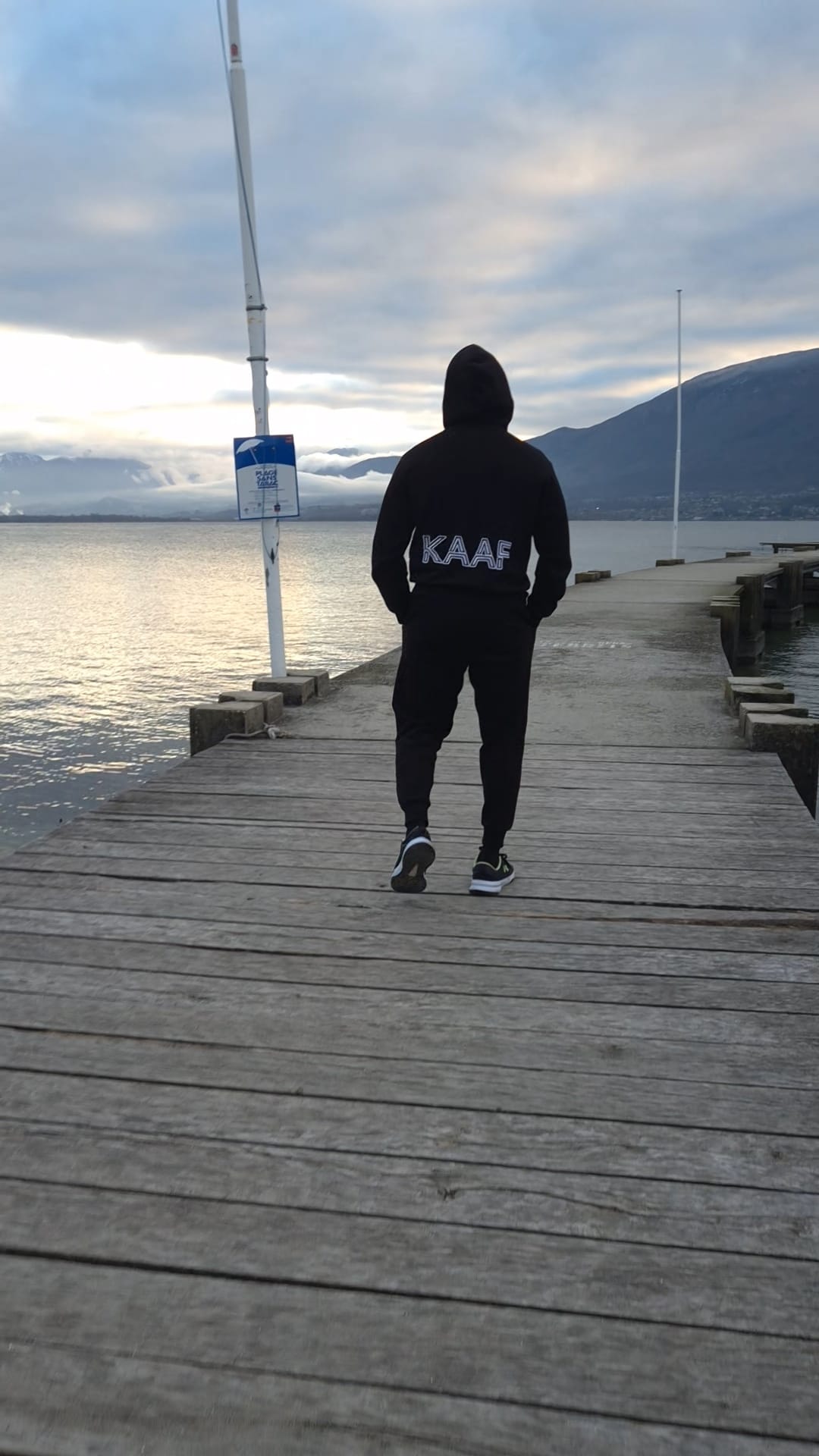 SWEAT-SHIRT PREMIUM KAAF-NOIR 400GSM