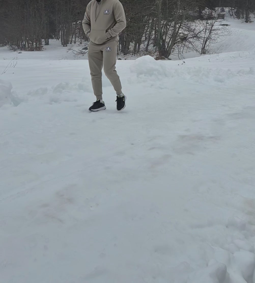 JOGGING PREMIUM KAAF KAKI-BEIGE 400GSM