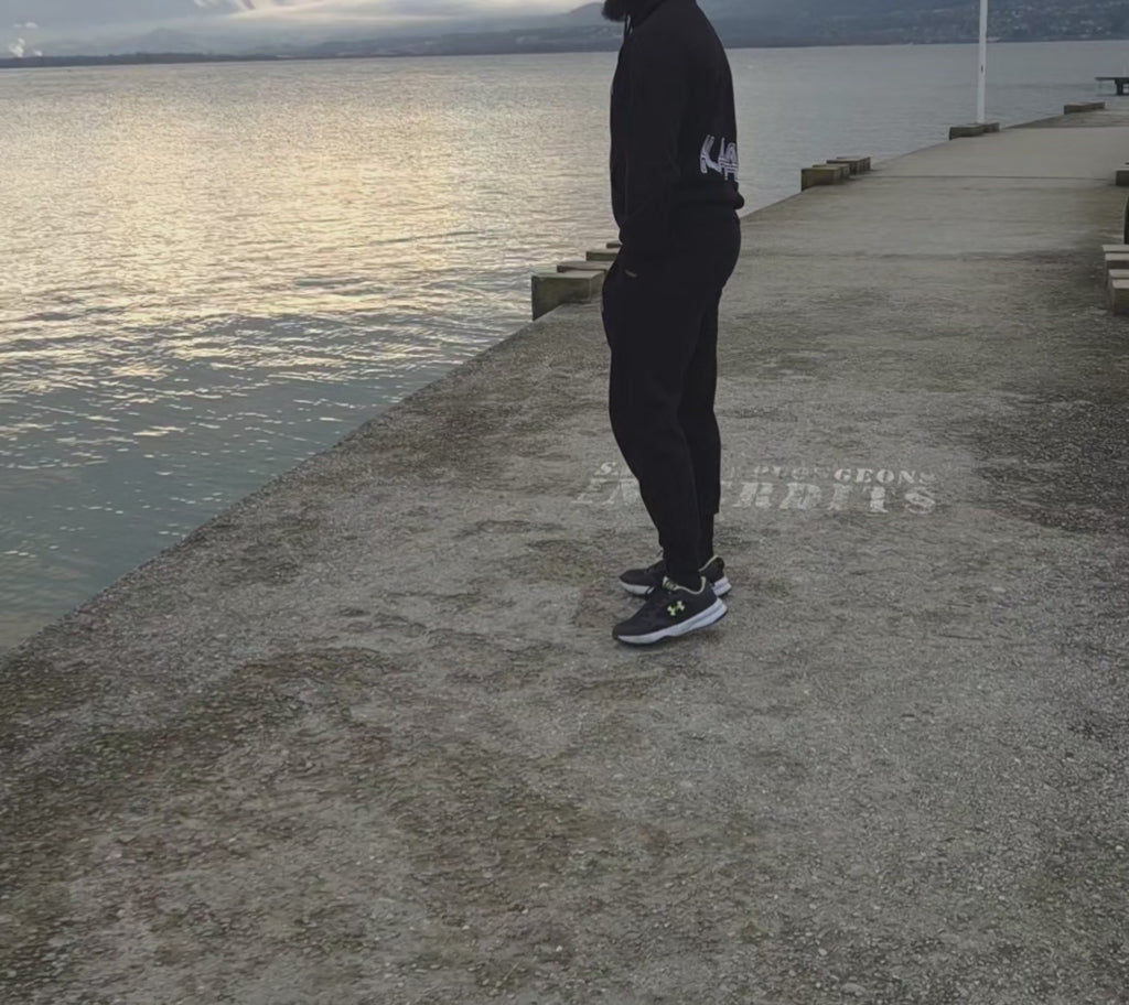 JOGGING PREMIUM KAAF NOIR 400GSM