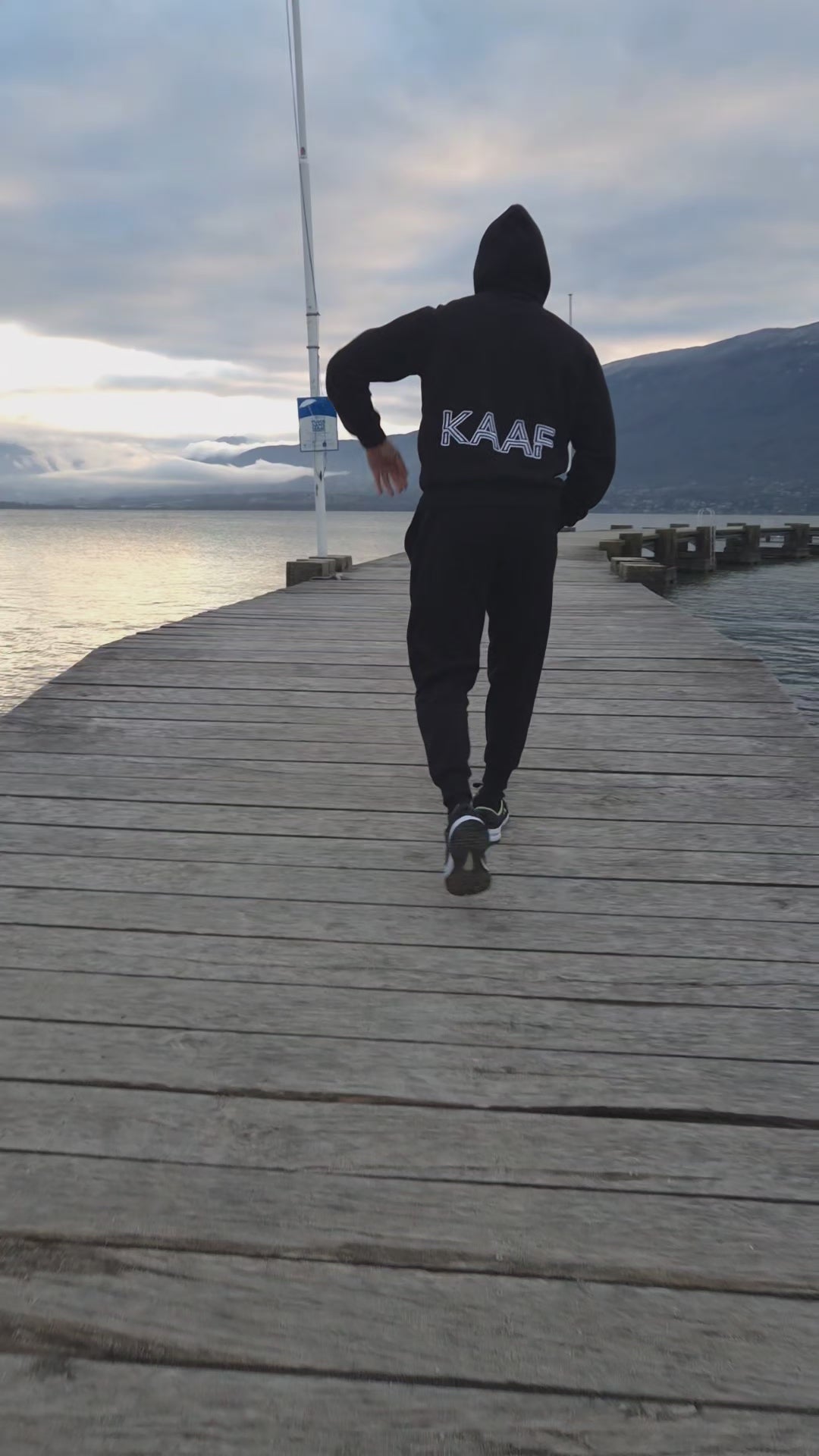 SWEAT-SHIRT PREMIUM KAAF-NOIR 400GSM