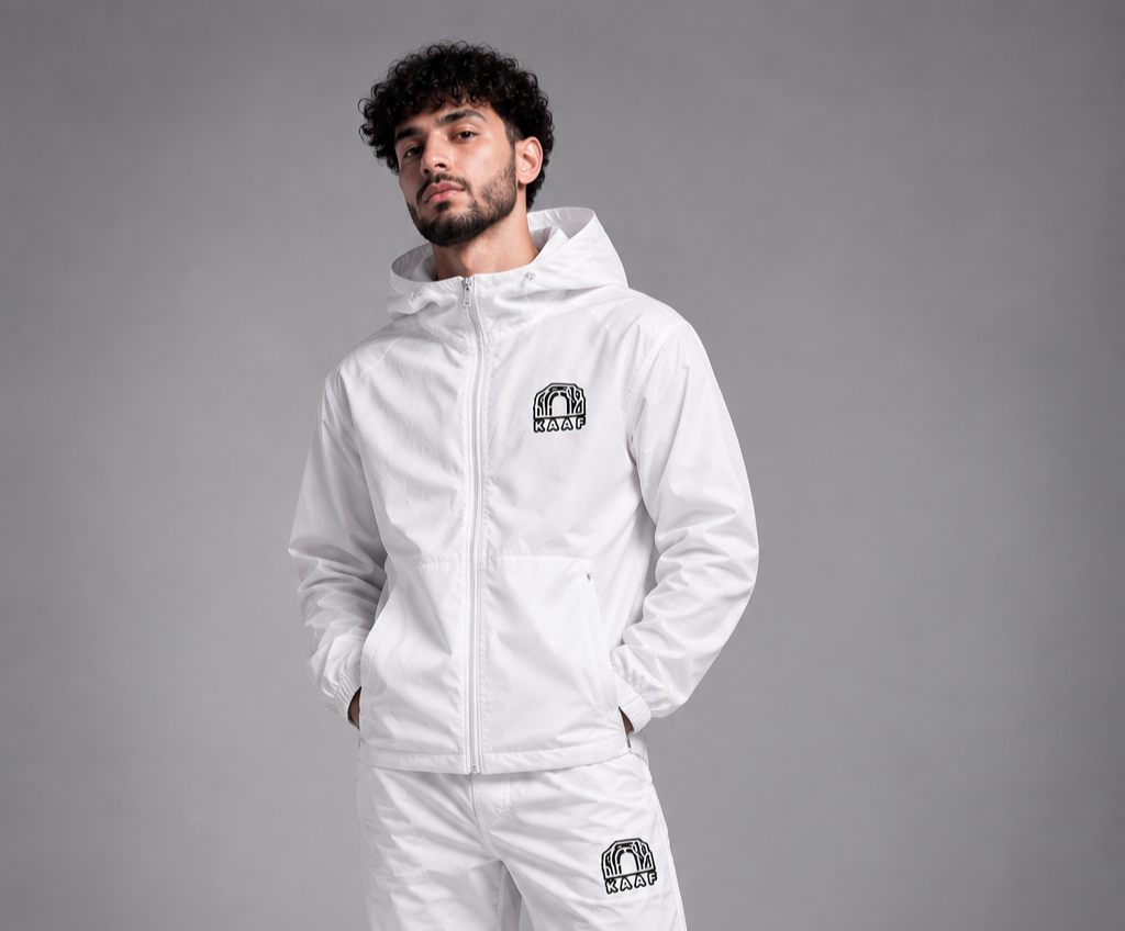 VESTE COUPE VENT KAAF BLANC