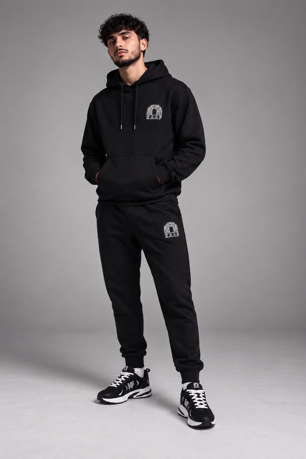 JOGGING PREMIUM KAAF NOIR 400GSM